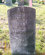 John Gilliland tombstone