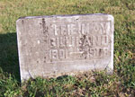 Effie May Gilliland tombstone