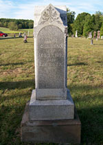 Hughey and Stella tombstone