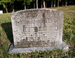 Lydia and Margaret Gilliland tombstone