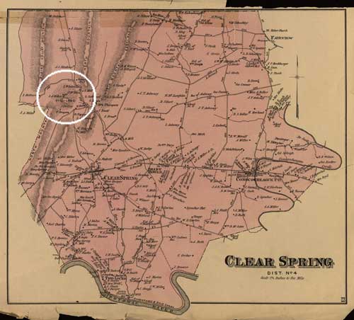 1877 Clear Springs District Map
