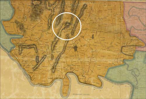 1857 Taggert Map