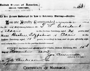 Marriage Certificate